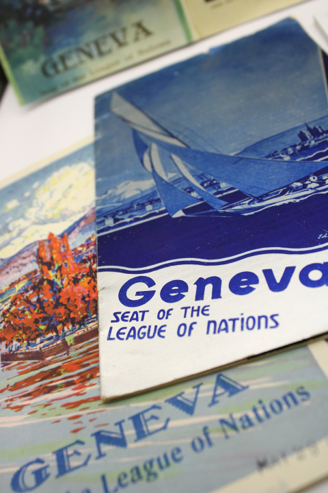 'Seat of the League of Nations' flyers and brochures.