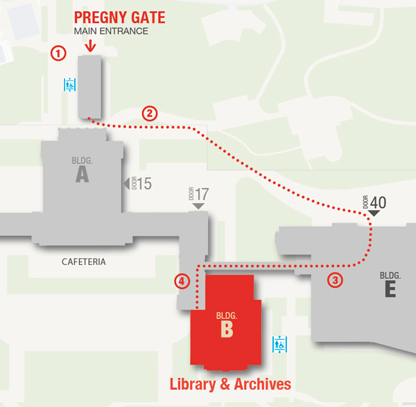 Library Access Map