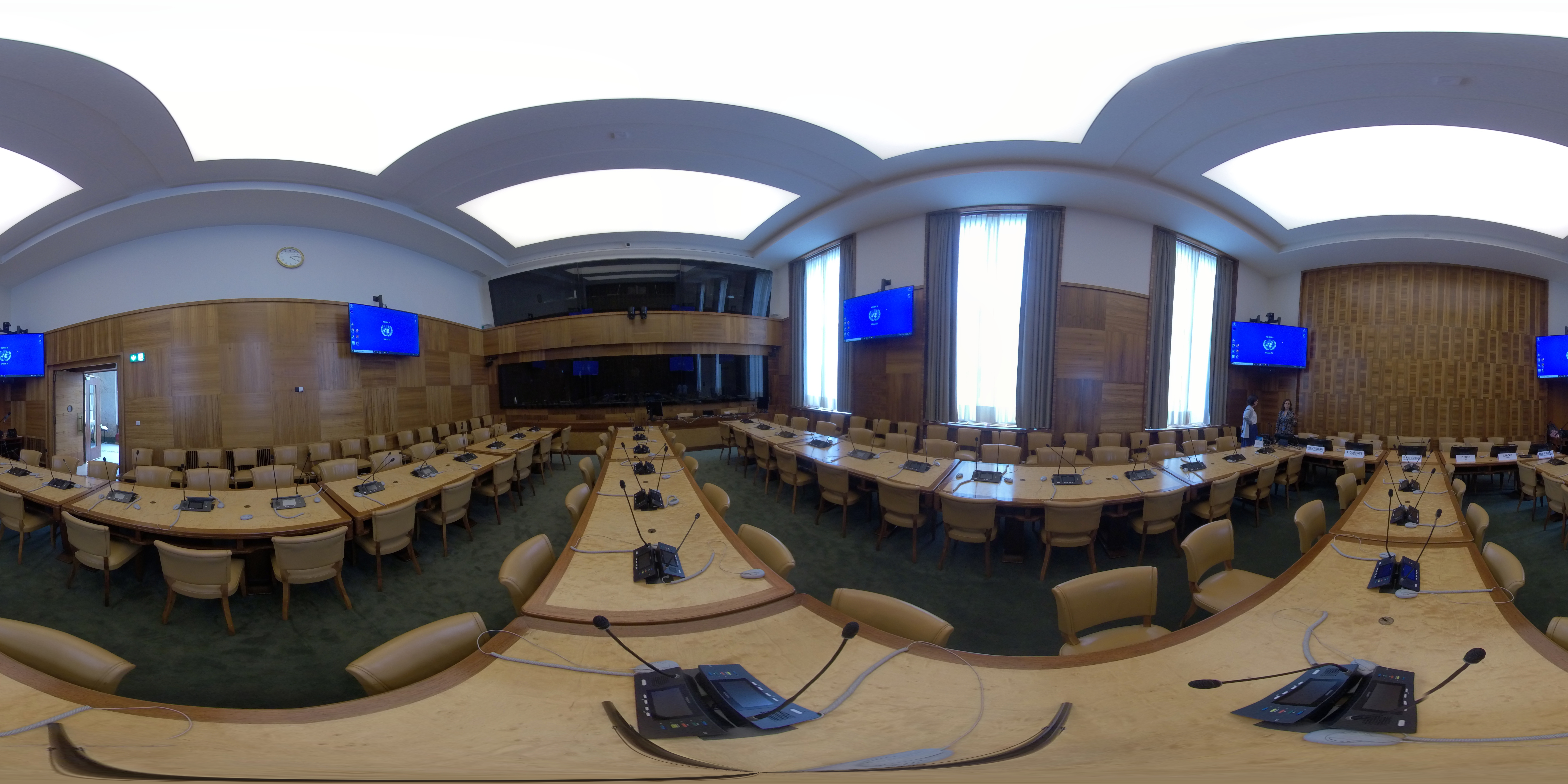 A 360 degree view of conference room IX