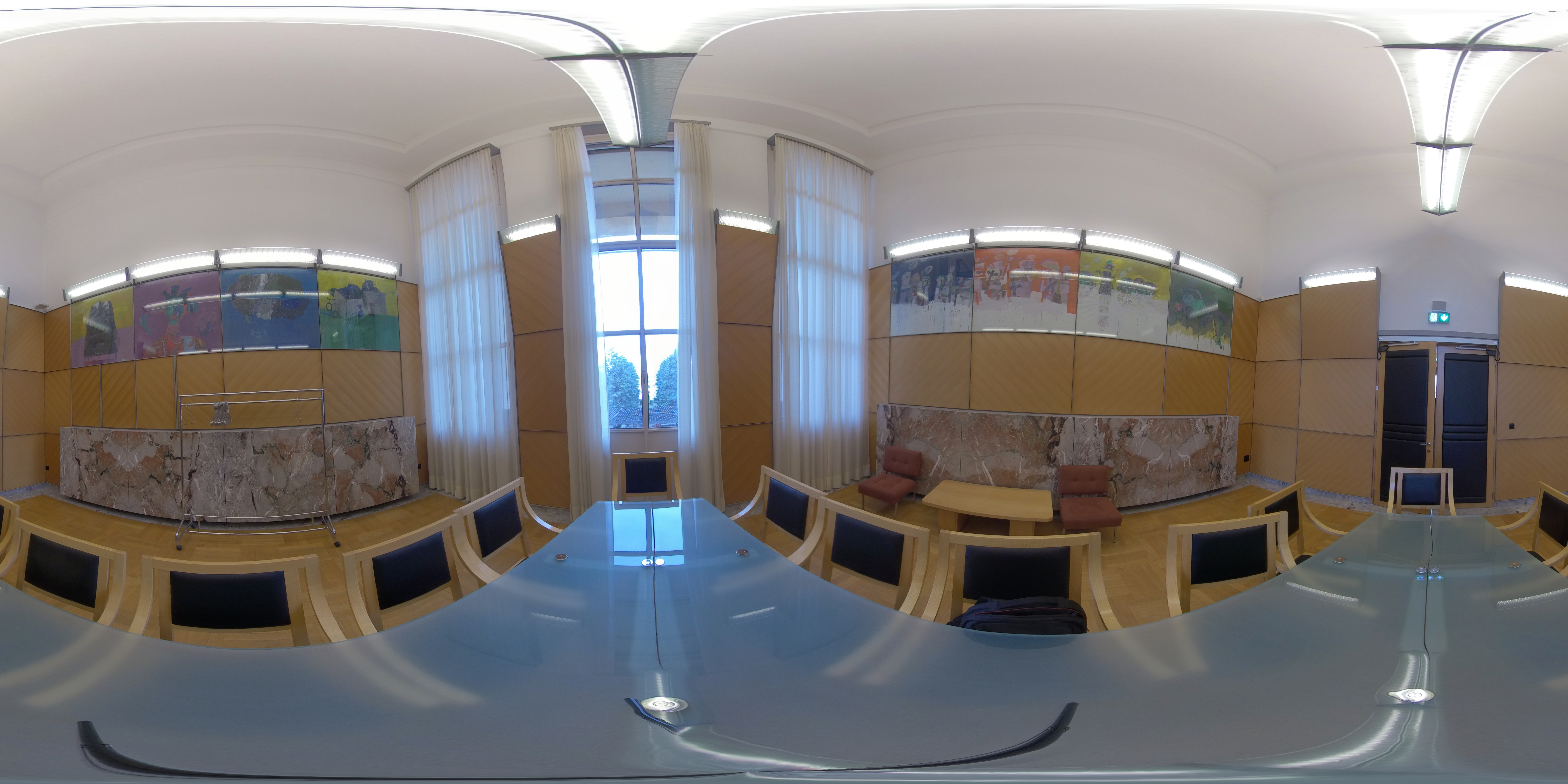 A 360 degree view of conference room VI