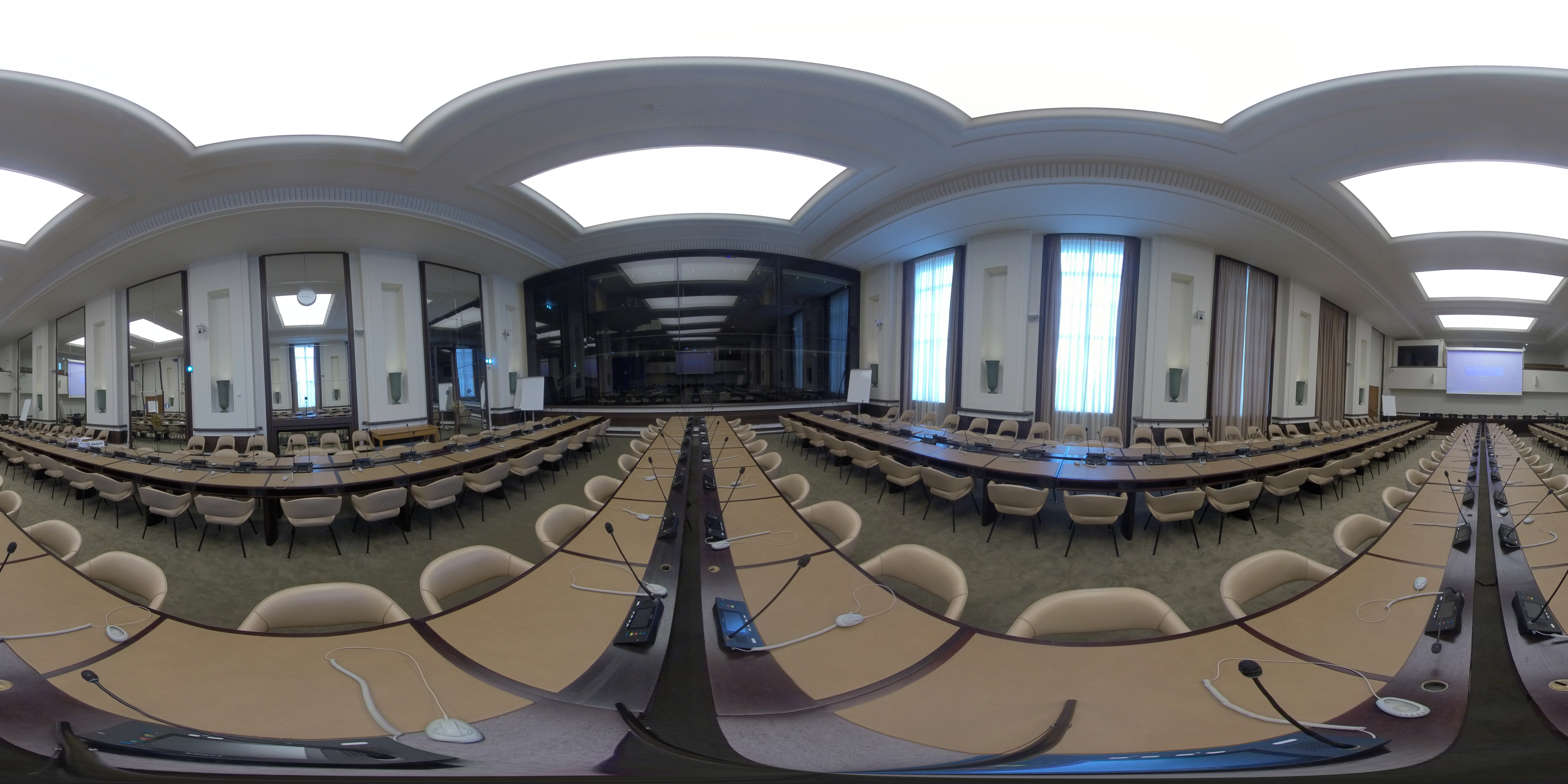 A 360 degree view of conference room VII