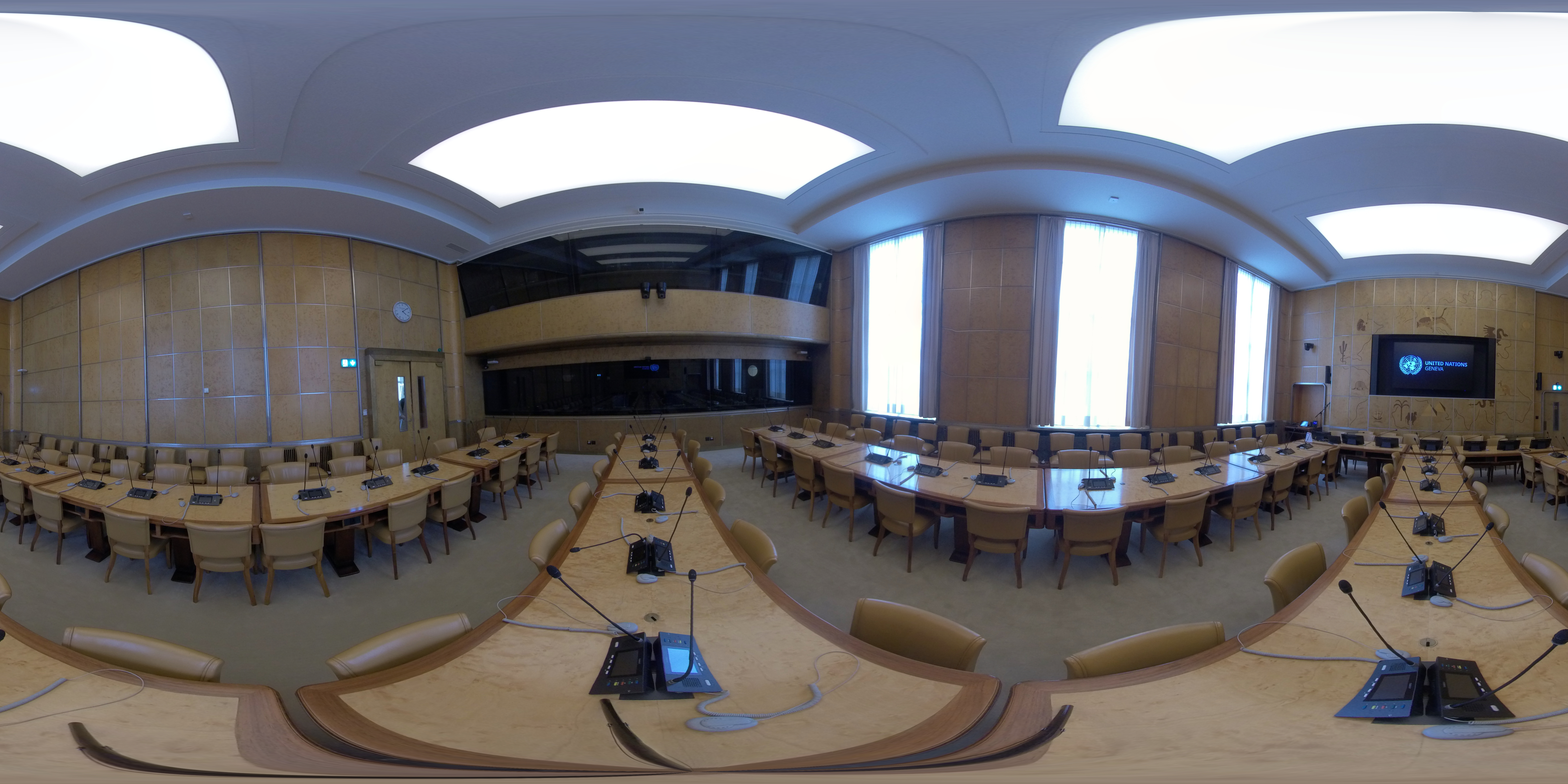 A 360 degree view of conference room VIII