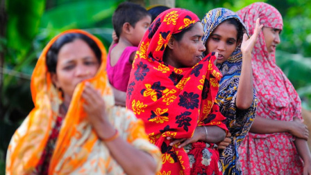 Women in colorful saree