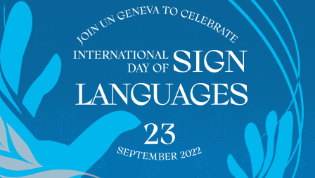 International Day of Sign Languages 2022
