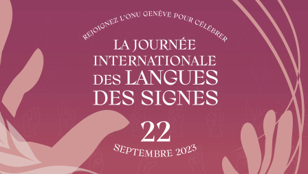 Logo: International day of sign languages 2023