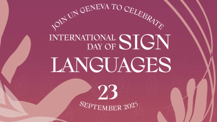 International Day of Sign Languages 2025 banner