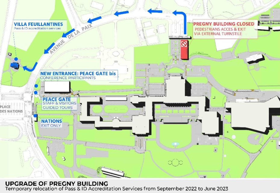 Palais des Nations Pedestrian Exit Pregny Gate