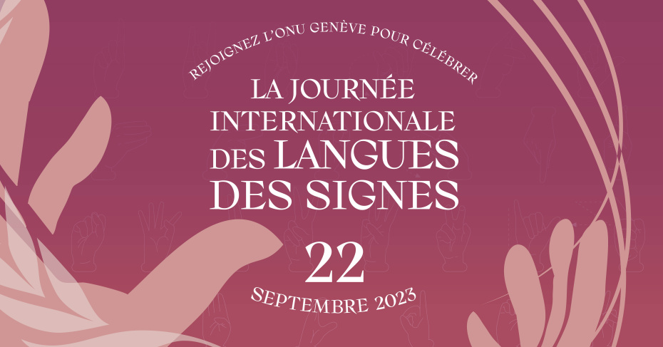 Logo: International day of sign languages 2023