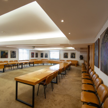 A wide angle shot of Conference Room IV
