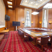 A wide angle shot of Conference Room I