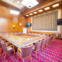 A wide angle shot of Conference Room I