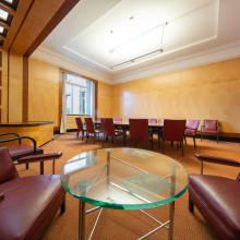 A wide angle photo of Conference Room II