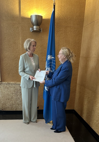 New Permanent Representative of the Kingdom of the Netherlands Presents Credentials to the Director-General of the United Nations Office at Geneva