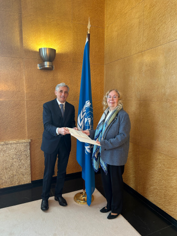 New Permanent Representative of Italy 13 January 2026