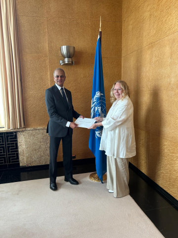New permanent representative of South Africa