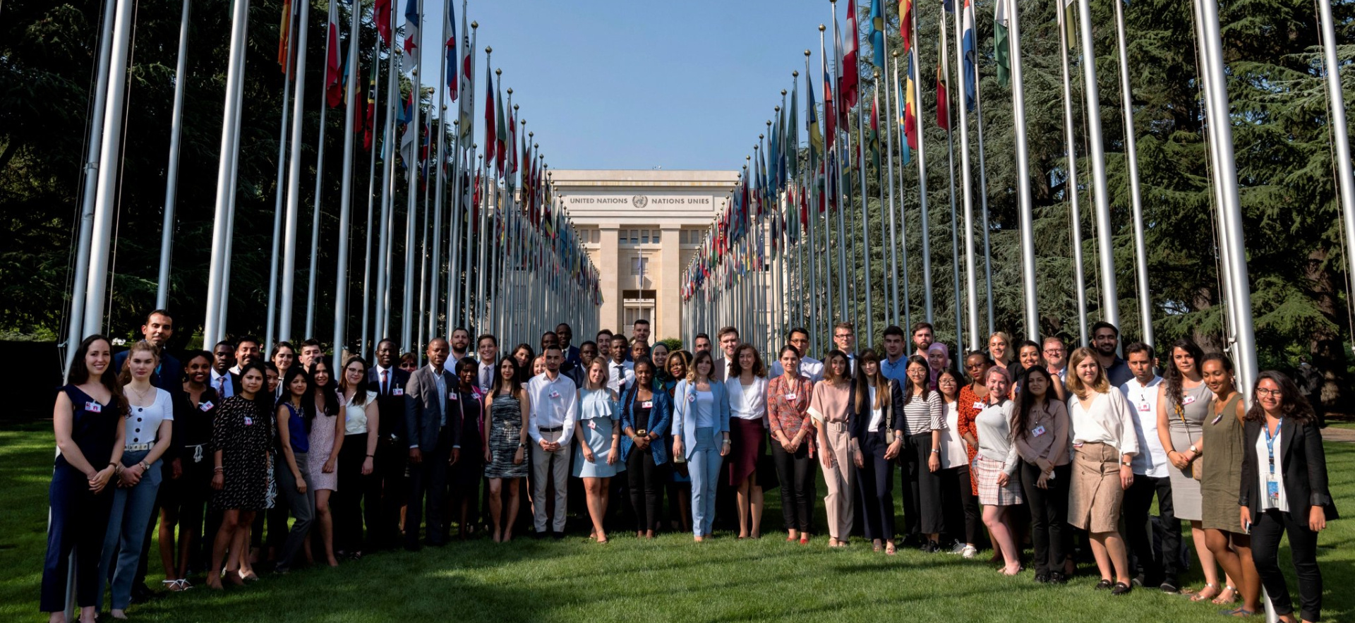 young people at UN Geneva