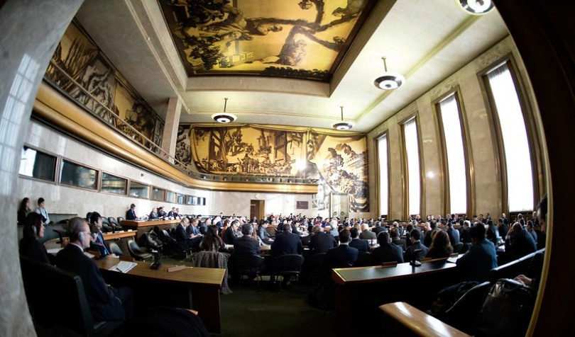 The Council Chamber at UN Geneva