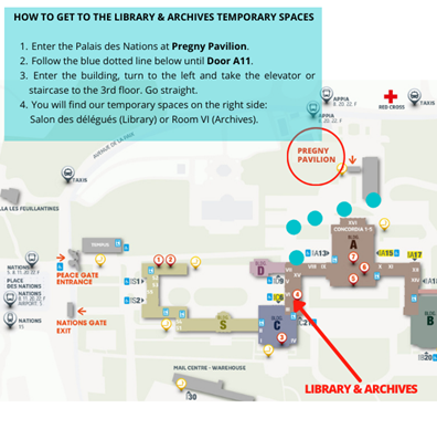 Library Access Map