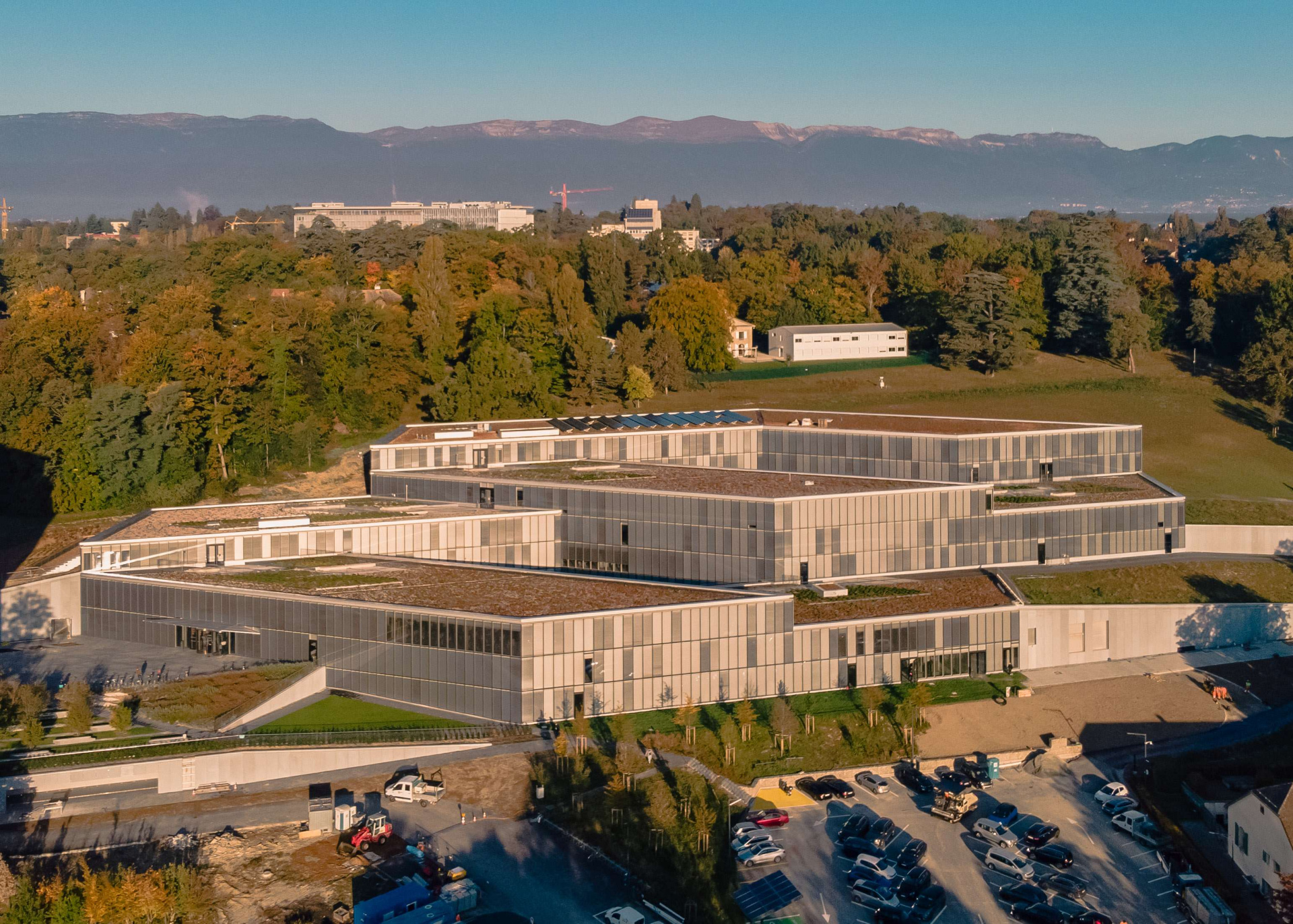 Building H landscape