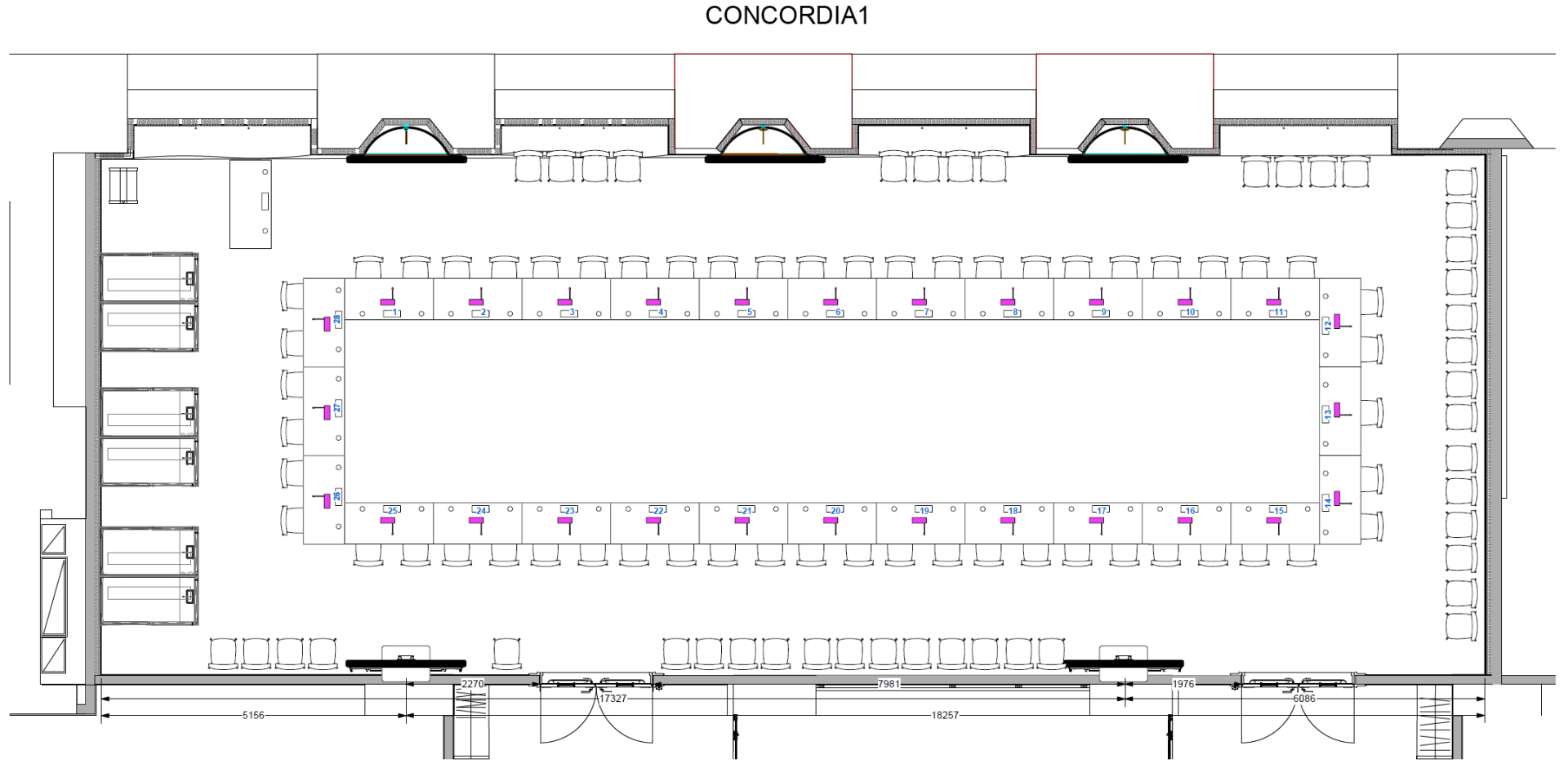 Room Concordia 1 floorplan