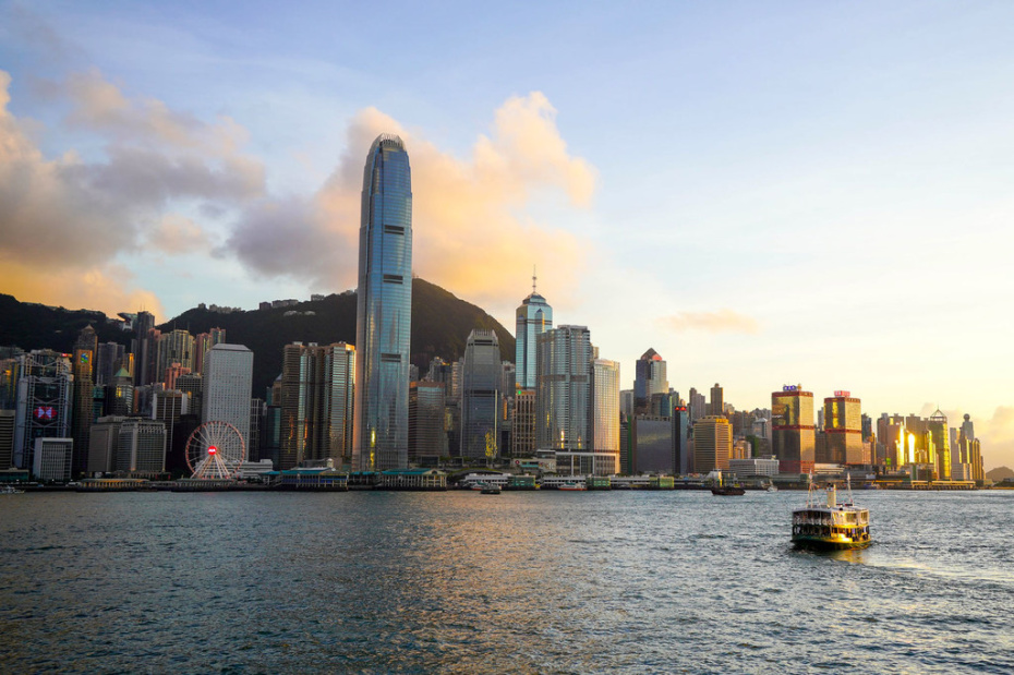 Unsplash/Man Chung The skyline of Hong Kong harbour.
