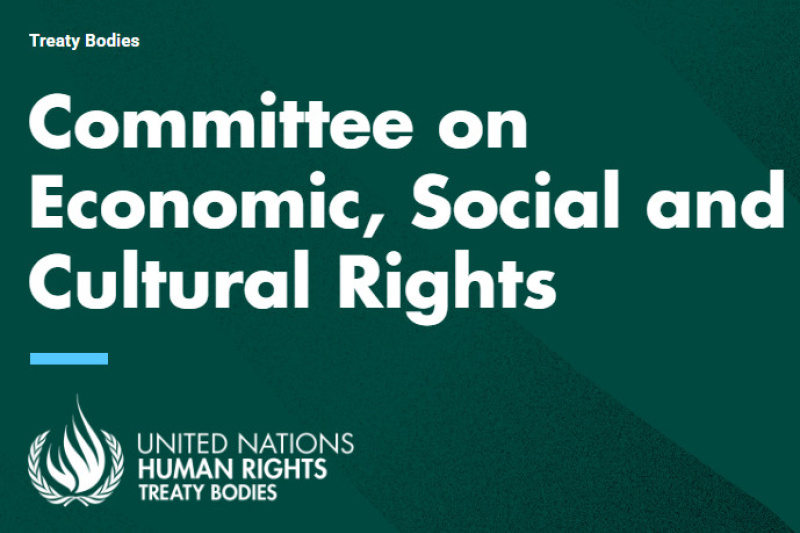 Play video for 78th Session, Committee on Economic, Social and Cultural Rights (CESCR)
