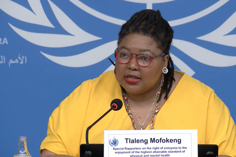 Play video for Press conference: UN Special Rapporteur on Health - 23.06.25