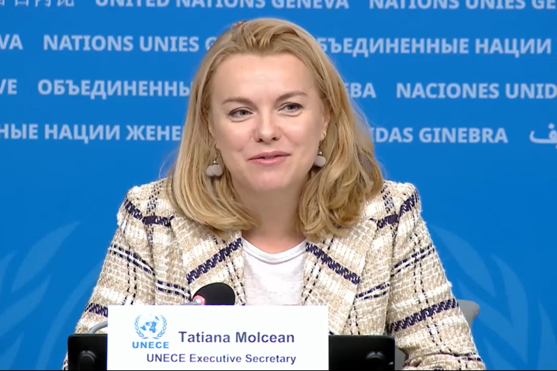 Play video for UNECE Press conference: Ministerial Meeting on Housing Affordability and Sustainability - 8.10.25