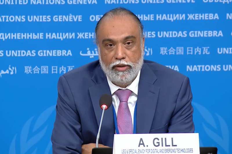 Play video for Press Briefing: Global Dialogue on AI Governance - 21.04.26