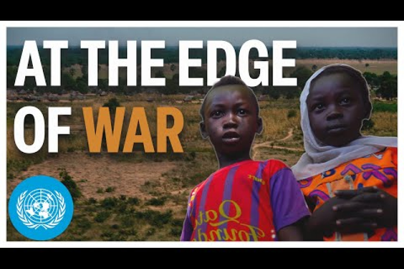 Play video for At the Edge of War – A Mother's Escape | United Nations
