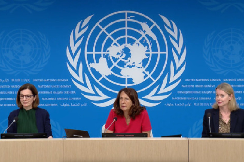 Play video for UN Geneva Press Briefing - WHO, OHCHR, IOM, UNHCR - 21.07.26