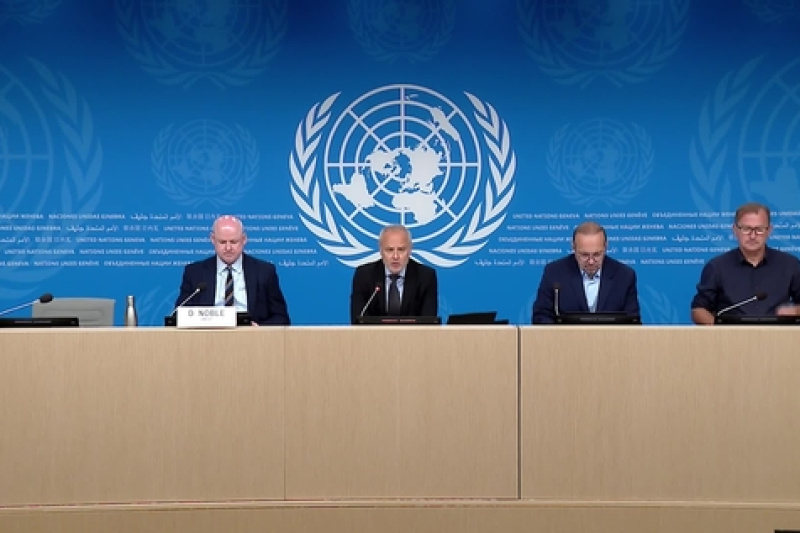 Play video for UN Geneva Briefing: WHO, UNICEF, UN WOMEN, ILO - 12.06.26