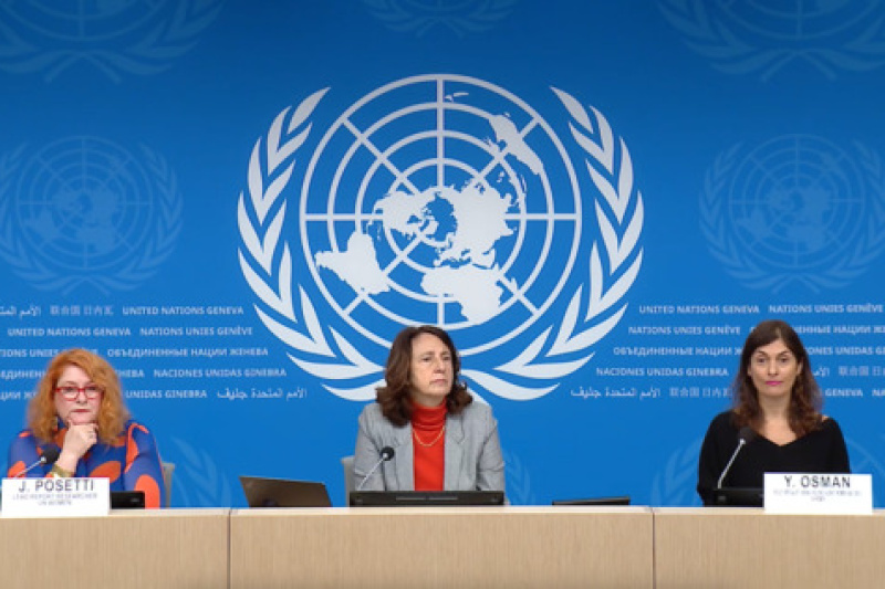 Play video for Geneva Press Briefing: UNICEF, UNFPA, UNDP, UNIS, UN Women - 10.12.25