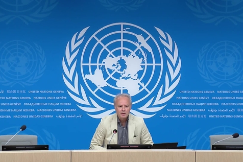 Play video for UN Geneva Press Briefing: UN Women, WFP, WHO - 8.05.26