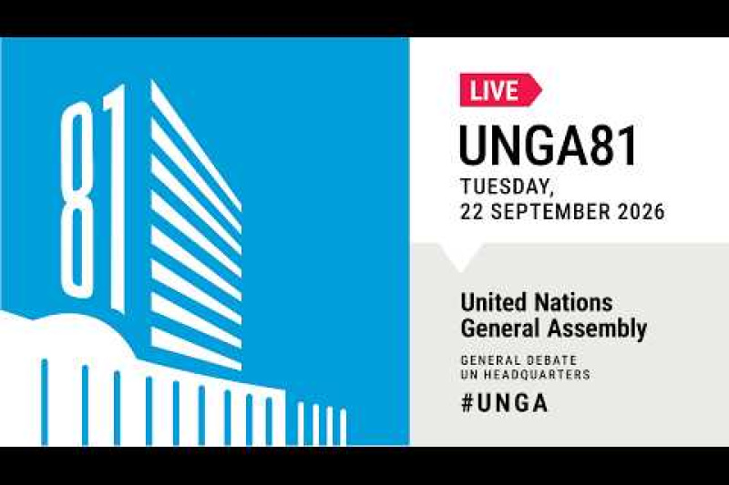 Play video for #UNGA 81 General Debate Live - 22 September 2026 (Day 1) - SG, USA, France, UK and more!
