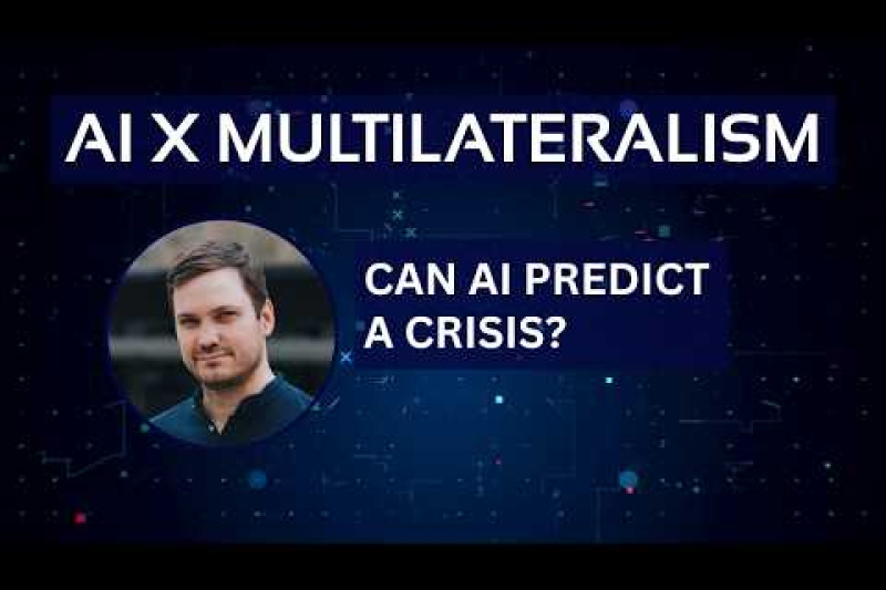 Play video for Can AI Predict A Crisis? | Dr. Martin Waehlisch - 19.02.25