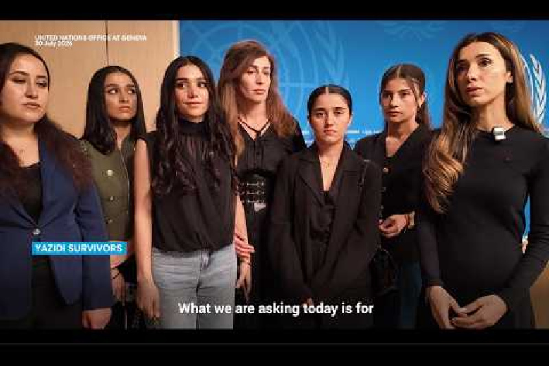 Play video for Nadia Murad: Fighting for justice and support for victims of sexual violence in conflict
