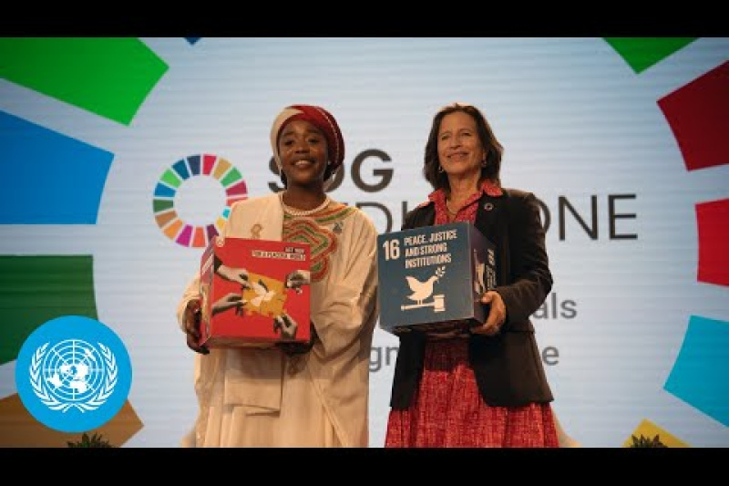 Play video for Resilient Voices: From Poetry to Peace - SDG Media Zone | United Nations