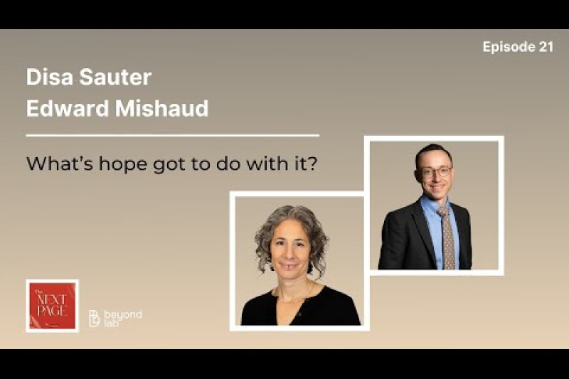 Play video for The Next Page Podcast - What's hope got to do with it? - 21.11.25