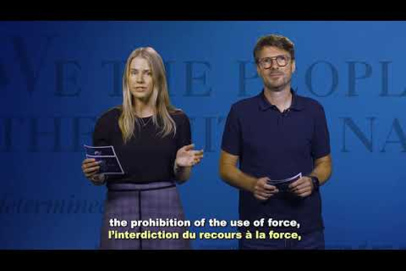 Play video for #3Minutes | The United Nations Charter: Our common path to peace