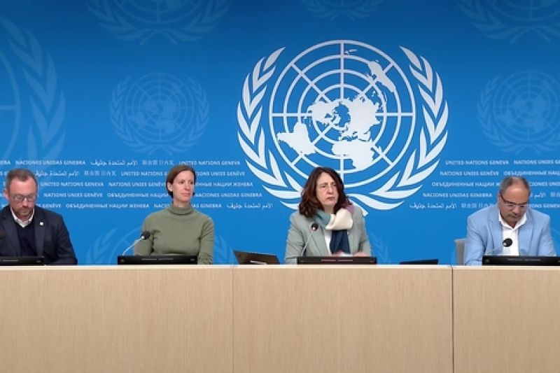 Play video for Geneva Press Briefing: UNICEF, UN WOMEN, UNHCR, IFRC, IOM, WHO - 27.01.26