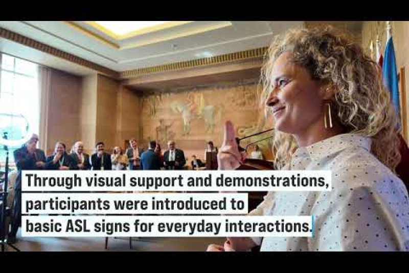 Play video for International Day of Sign Languages 2025 - 26.09.25