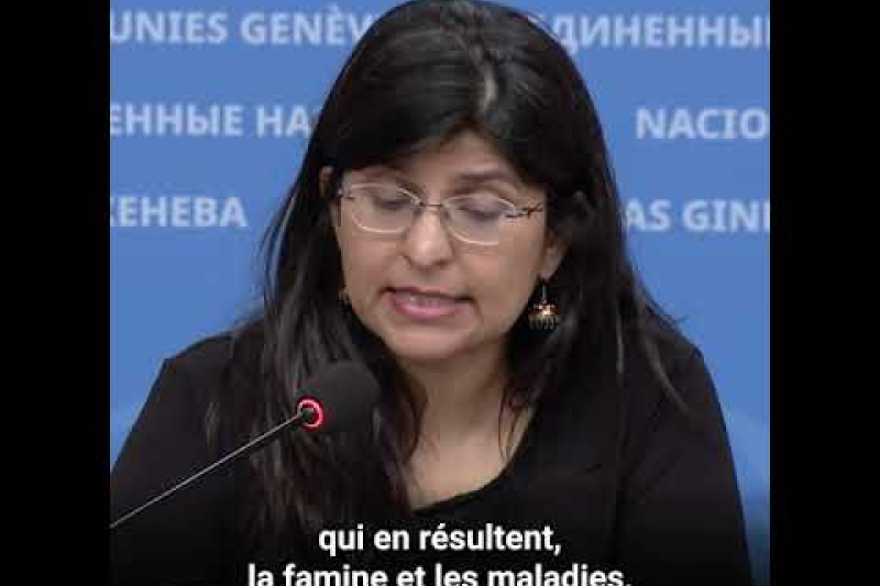 Play video for Point de presse de l'ONU Genève - 23.04.24