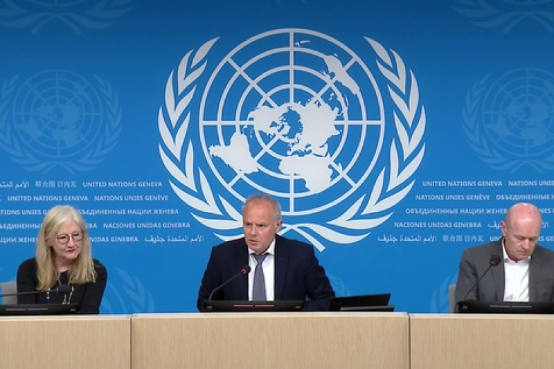 Play video for Geneva Press Briefing: UNDP, UNHCR, WHO, UNECE, OCHA, WMO - 6.05.25
