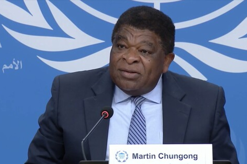 Play video for Press briefing: Mr Martin Chungong, IPU Secretary General - 29.05.25