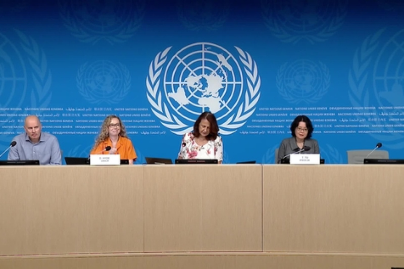 Play video for UN Geneva Press Briefing - UNHCR, WHO - 14.07.26