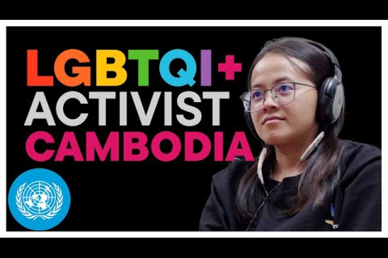 Play video for Cambodian LGBTQI+ Activist Sparks Social Change | United Nations