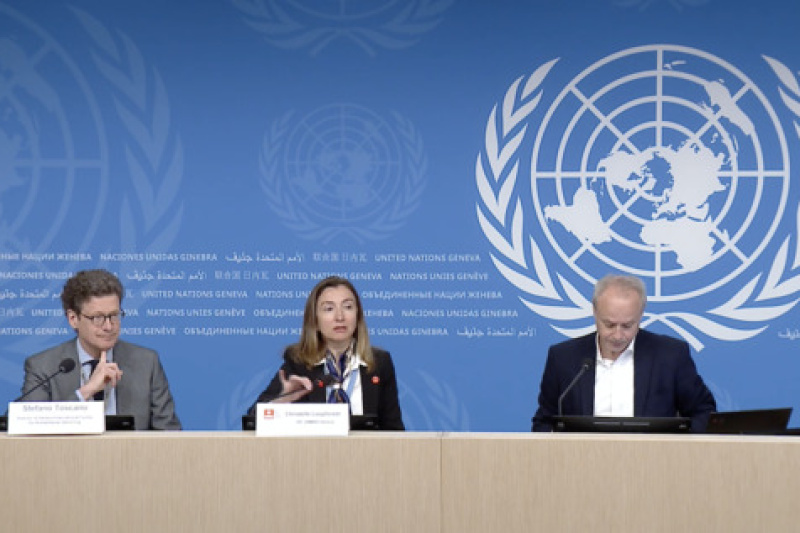 Play video for Geneva Press Briefing: OHCHR, IFRC, UNMAS, WHO - 26.04.24