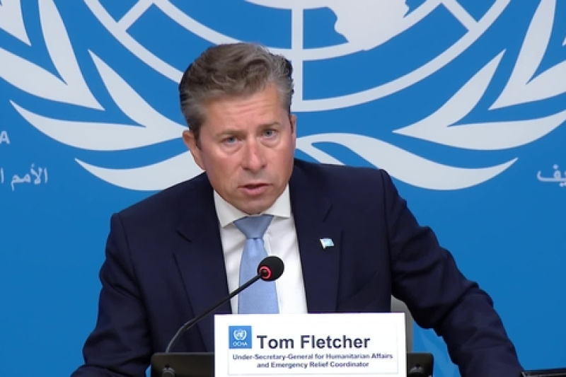 Play video for Press Conference:  OCHA Tom Fletcher on Famine in Gaza - 22.08.25