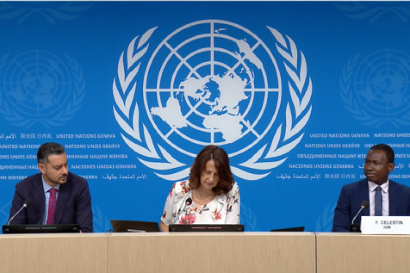 Play video for UN Geneva Press Briefing - WFP, IOM, WHO, OHCHR, UN Women - 17.06.26